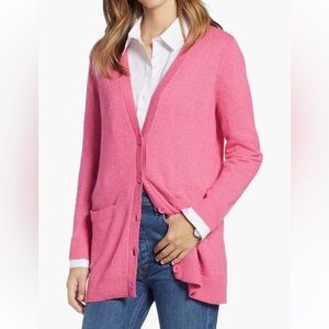 1901 Women’s Pink Button Front Wool Blend‎ Cardigan Size XXL